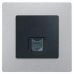 Legrand Etika Антрацит Розетка тел. (RJ11) 672640