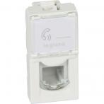Legrand Mosaic Розетка ТЛФ RJ11 1М с этикеткой (078730)