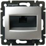 Legrand Valena Алюминий Розетка комп(RJ45) 1-ая 5кат.крепление винт.с лапками (770230)