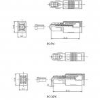 Hyperline ATT-SC-SC-APC-5dB