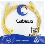 Cabeus PC-UTP-RJ45-Cat.5e-3m-YL-LSZH