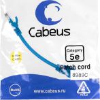 Cabeus PC-UTP-RJ45-Cat.5e-0.15m-BL-LSZH