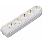 Колодка удлинителя 5-м с заземл. защ. шторки Makel N5210000