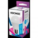 Лампа светодиодная A60 15Вт 6500К E27 220В КОСМОС LkecLED15wA60E2765