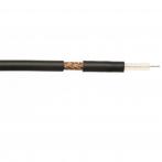 ELETEC Кабель коаксиальный RG-59 B/U MIL17экран 112%, черный, 100 м (03-010)