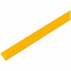 Трубка термоусаживаемая ТУТ 12,0/6,0мм, желтая, упаковка 50 шт. по 1м, PROconnect (55-1202)