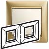  - Legrand Valena Матовое Золото Рамка 2-ая гориз (770302)