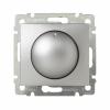  - Legrand Valena Алюминий Светорегулятор поворотный 40-400W для ламп накаливания (вкл поворотом) (770261)