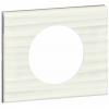  - Legrand Celiane2 Corian Белый Рельеф Рамка 1-я (2 мод) (069011)