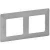  - Legrand Valena LIFE Алюминий Рамка 2-ая (754132)