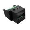  - Hyperline KJ1-USB-A2-SCRW-BK