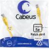  - Cabeus PC-UTP-RJ45-Cat.5e-0.3m-YL-LSZH