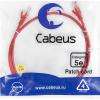  - Cabeus PC-UTP-RJ45-Cat.5e-1m-RD