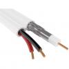  - ELETEC Кабель комбинированный 3C-2V+2x0.5 мм275 Ом, белый, 200 м (04-927)