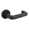  - Стандарт 0203 (60-100)/R01 BLACK Комплект ручек с круглой накладкой под МЦ (30)